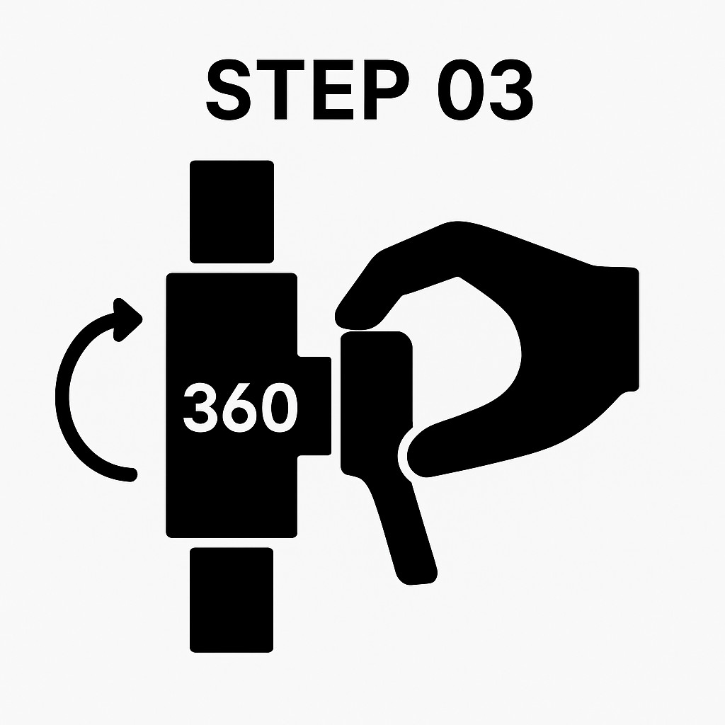 ADJUST-360 손 체결